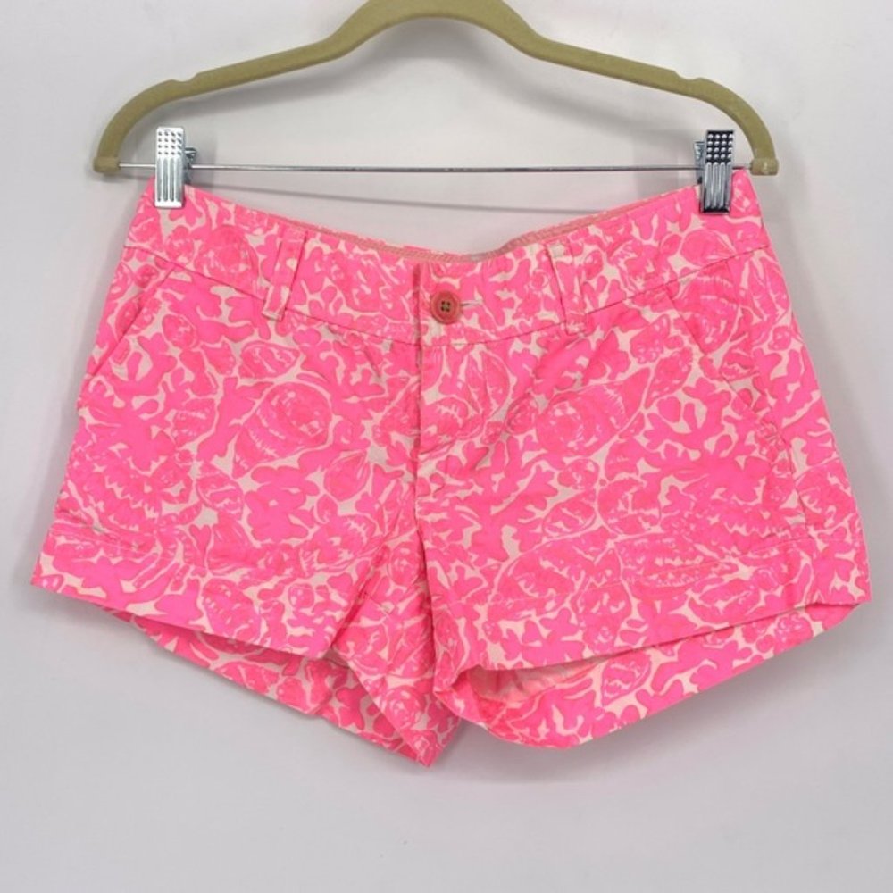 Lilly Pulitzer womens shorts Sz 4 Walsh Short Pink